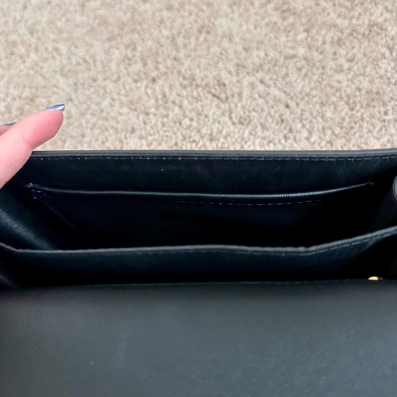 JW PEI Mini Flap Black Croc Crossbody - Picture 11 of 14